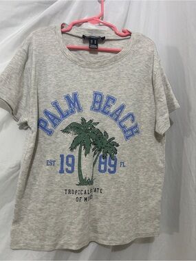 Streetwear Society Palm Beach '89 Double-Sided Graphic Tee - Size M